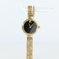 14k MOVADO Watch. 14k Yellow Gold Ladies Movado Rope Bracelet D43 Wristwatch