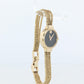 14k MOVADO Watch. 14k Yellow Gold Ladies Movado Rope Bracelet D43 Wristwatch