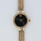 14k MOVADO Watch. 14k Yellow Gold Ladies Movado Rope Bracelet D43 Wristwatch