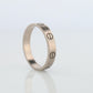 Vintage Cartier Love SM Ring. 18k WG Genuine Cartier Band.