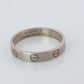 Vintage Cartier Love SM Ring. 18k WG Genuine Cartier Band.