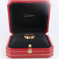 Vintage Cartier Love Diamond Ring. 18k YG Genuine Cartier 1P Diamond Band.