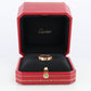 Vintage Cartier Love Diamond Ring. 18k YG Genuine Cartier 1P Diamond Band.