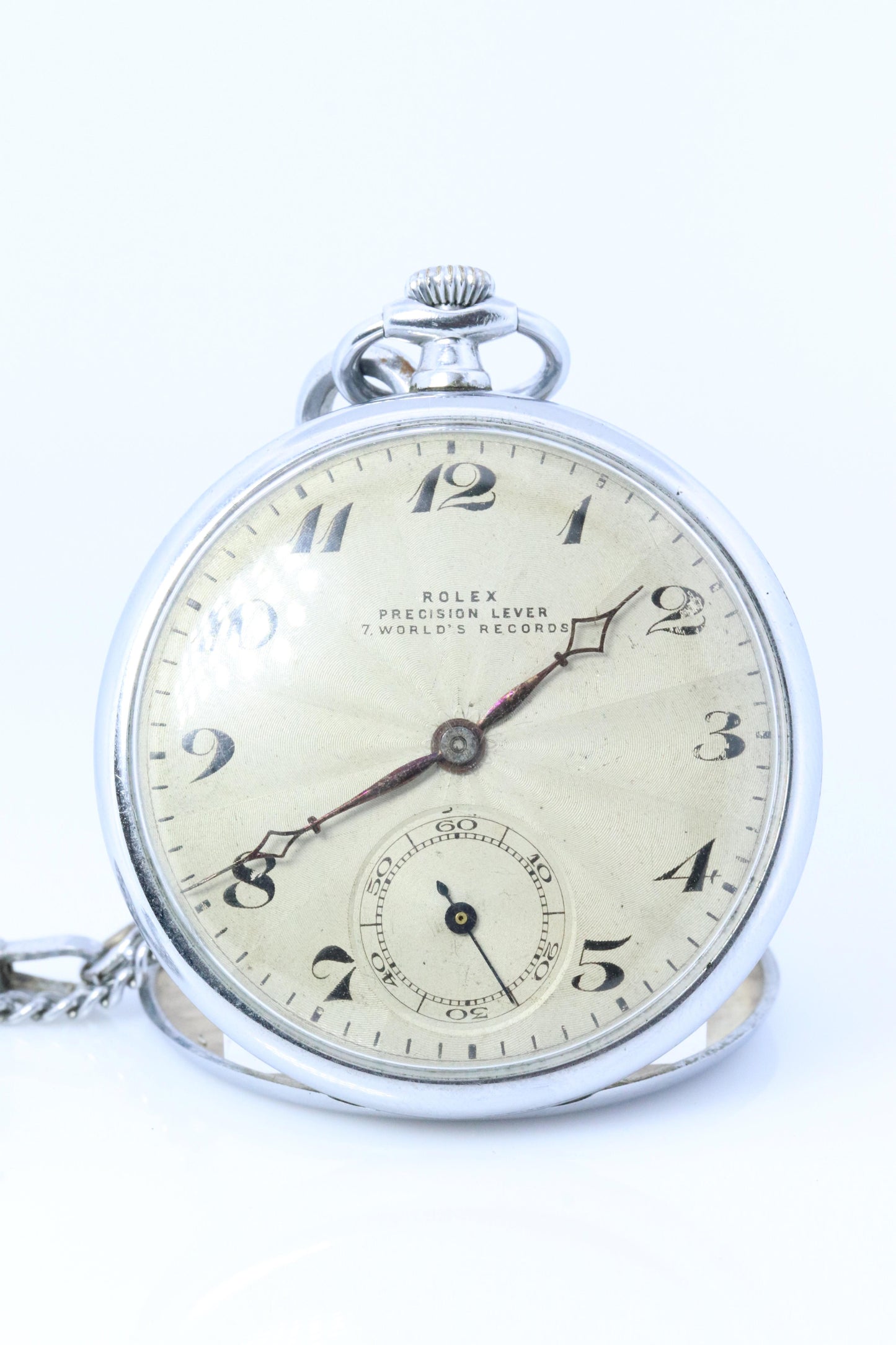 Rolex Pocket Watch. Antique Rolex Precision Lever 7 World's Records Circa 1943