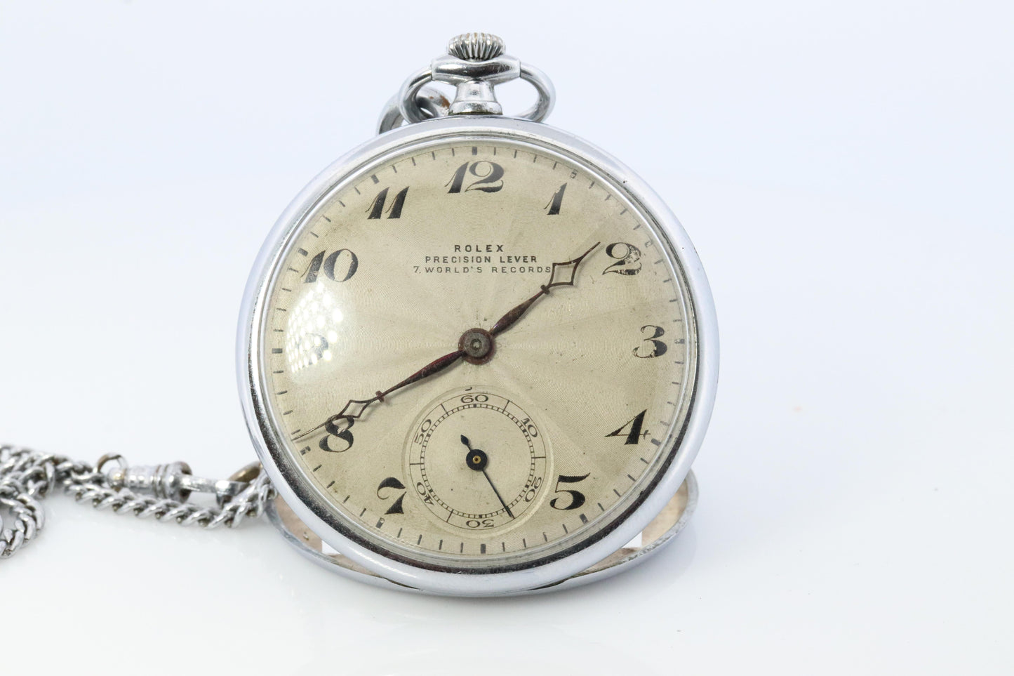 Rolex Pocket Watch. Antique Rolex Precision Lever 7 World's Records Circa 1943