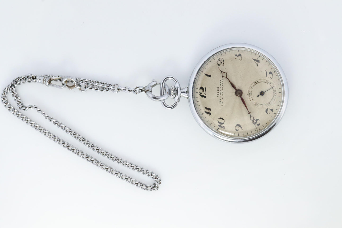 Rolex Pocket Watch. Antique Rolex Precision Lever 7 World's Records Circa 1943