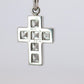Genuine Cartier Cross Diamond Pendant 950 PT Diamond Illusion Charm Necklace