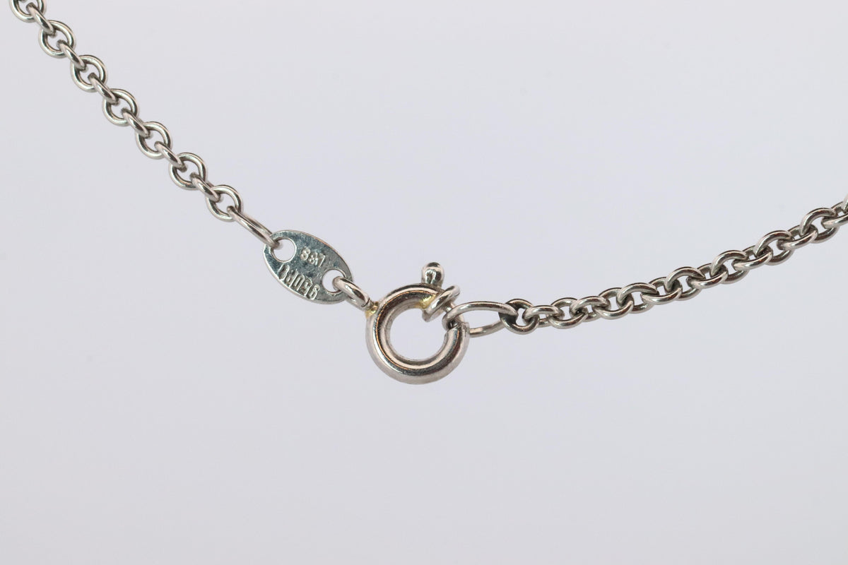 Genuine Cartier Cross Diamond Pendant 950 PT Diamond Illusion Charm Necklace