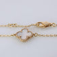 Van Cleef Arpels Sweet Alhambra Bracelet . Genuine VCA 18k YG Mother of Pearl