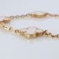 Van Cleef Arpels Alhambra Bracelet Genuine VCA 18k YG Mother of Pearl 5P Motifs