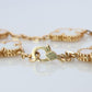 Van Cleef Arpels Alhambra Bracelet Genuine VCA 18k YG Mother of Pearl 5P Motifs
