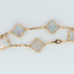 Van Cleef Arpels Alhambra Bracelet Genuine VCA 18k YG Mother of Pearl 5P Motifs
