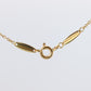 Vintage Tiffany Co Necklace Elsa Peretti Diamond by the Yard 0.10ct Solitaire 1P