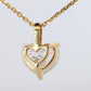 18k Chopard Happy Diamond Heart Pendant. So Happy Chopard Necklace