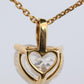 18k Chopard Happy Diamond Heart Pendant. So Happy Chopard Necklace