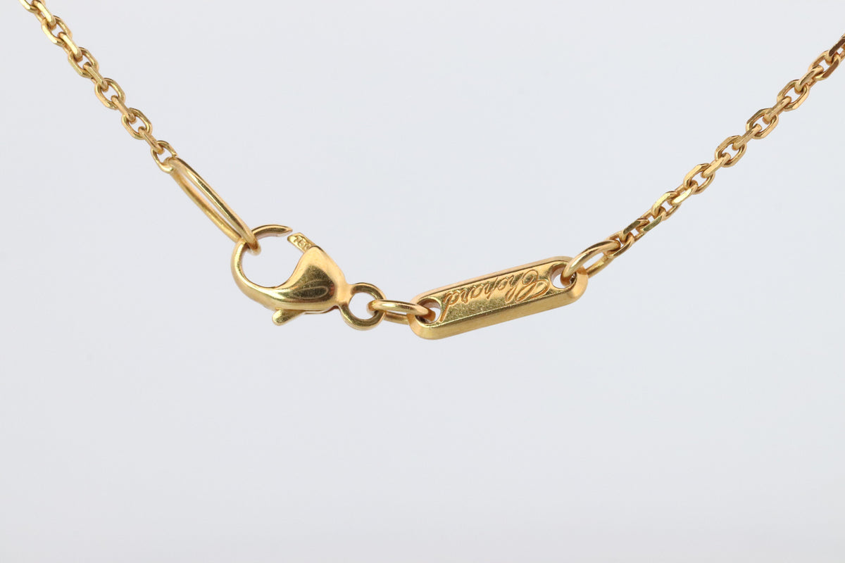 18k Chopard Happy Diamond Heart Pendant. So Happy Chopard Necklace