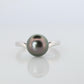 Mikimoto Tahitian Pearl Black Ring. Platinum PT900 Mikimoto Pearl ring.