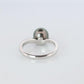Mikimoto Tahitian Pearl Black Ring. Platinum PT900 Mikimoto Pearl ring.
