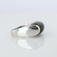 Vintage Bvlgari Tronchetto Ring. Bulgari 18k WG Onyx Signet Ring.