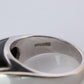 Vintage Bvlgari Tronchetto Ring. Bulgari 18k WG Onyx Signet Ring.
