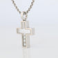 18k Chopard Happy Diamond Cross Pendant. So Happy Chopard Crucifix Necklace