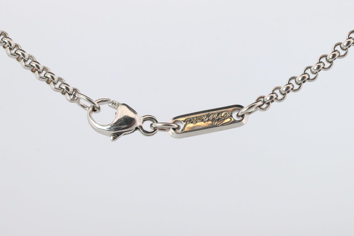 18k Chopard Happy Diamond Cross Pendant. So Happy Chopard Crucifix Necklace