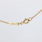 Tiffany & Co. 18k Gold Chain and Bean Pendant Necklace. 750 Yellow Gold Tiffany