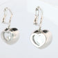 18k Chopard Happy Diamond Earrings. CHOPARD Happy Heart Dangle Earrings