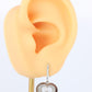 18k Chopard Happy Diamond Earrings. CHOPARD Happy Heart Dangle Earrings