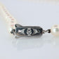 MIKIMOTO 14k White Gold Pearl Necklace. 7mm Pearls Necklace.