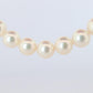 MIKIMOTO 14k White Gold Pearl Necklace. 7mm Pearls Necklace.