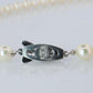MIKIMOTO 14k White Gold Pearl Necklace. 6mm Pearls Necklace.