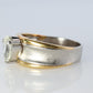 18k Gold LARGE Diamond Pear engagement ring. Platinum and 18k Diamond Solitaire