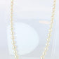 MIKIMOTO 14k Yellow Gold Pearl Necklace. Graduated Pearls Long Necklace.