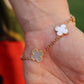 Van Cleef Arpels Alhambra Bracelet Genuine VCA 18k YG Mother of Pearl 5P Motifs