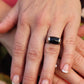 Vintage Bvlgari Tronchetto Ring. Bulgari 18k WG Onyx Signet Ring.
