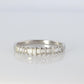 Platinum Baguette Diamond eternity band. PT950 1/3ct Half Eternity Infinity Ring