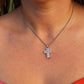 18k Chopard Happy Diamond Cross Pendant. So Happy Chopard Crucifix Necklace
