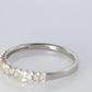 Platinum Baguette Diamond eternity band. PT950 1/3ct Half Eternity Infinity Ring