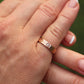 Vintage Cartier Love Diamond Ring. 18k YG Genuine Cartier 1P Diamond Band.