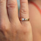Vintage Cartier Love Diamond Ring. 18k YG Genuine Cartier 1P Diamond Band.