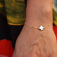 Van Cleef Arpels Sweet Alhambra Bracelet . Genuine VCA 18k YG Mother of Pearl