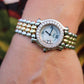 Chopard Happy Sport Sapphire Diamond Watch. 18k Chopard LUC 27/8930-23/11 Ladies
