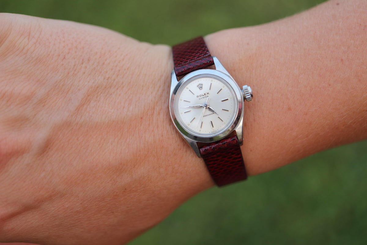 Genuine Rolex 6410 Watch. Ladies ROLEX Oyster Precision Wristwatch.