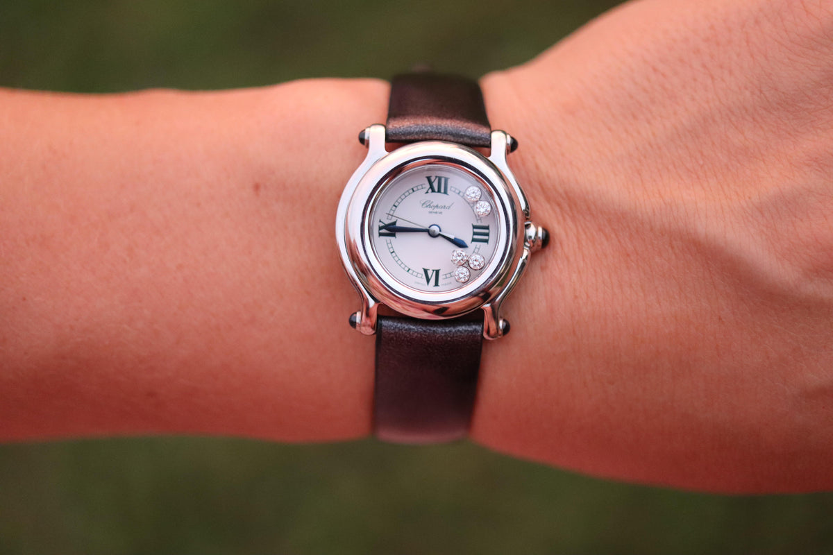 Chopard Happy Sport Sapphire Diamond Watch. Chopard LUC 8245 Ladies