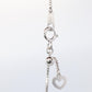 Boulder Opal Sapphire Pendant. 18k White Gold Opal Diamond Sapphire Necklace.