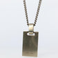 Vintage GUCCI Necklace. Diamantissima Gucci Logo Sterling Silver Pendant