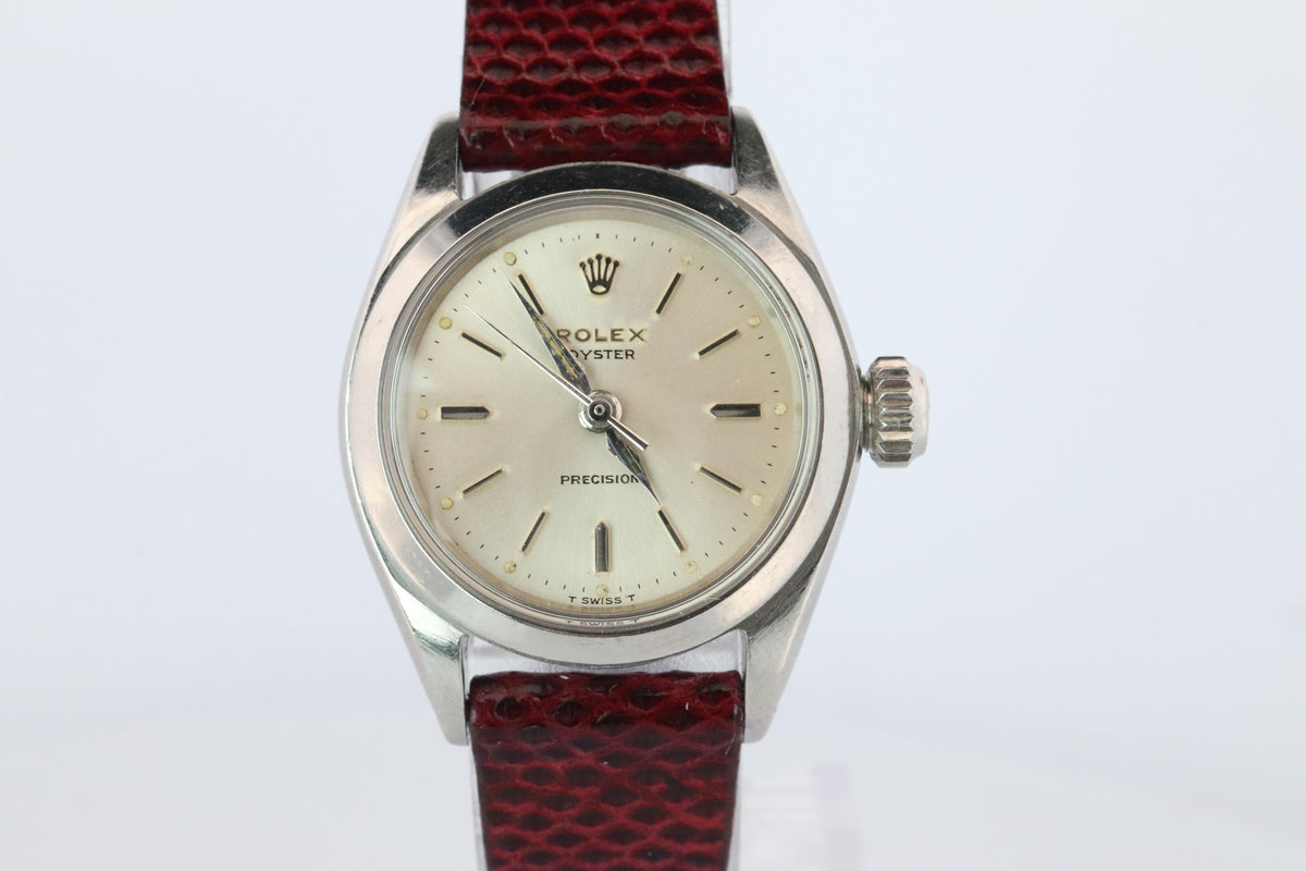 Genuine Rolex 6410 Watch. Ladies ROLEX Oyster Precision Wristwatch.