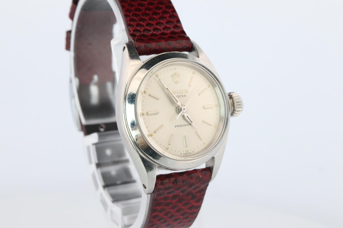 Genuine Rolex 6410 Watch. Ladies ROLEX Oyster Precision Wristwatch.