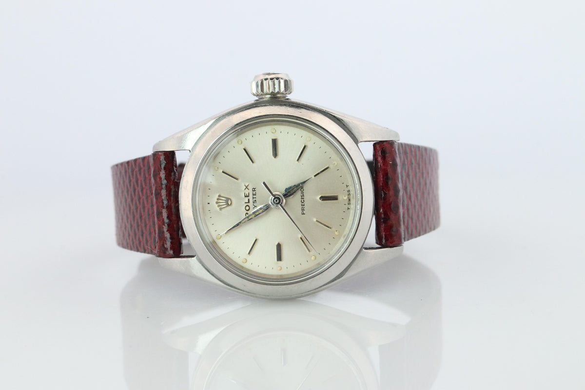 Genuine Rolex 6410 Watch. Ladies ROLEX Oyster Precision Wristwatch.